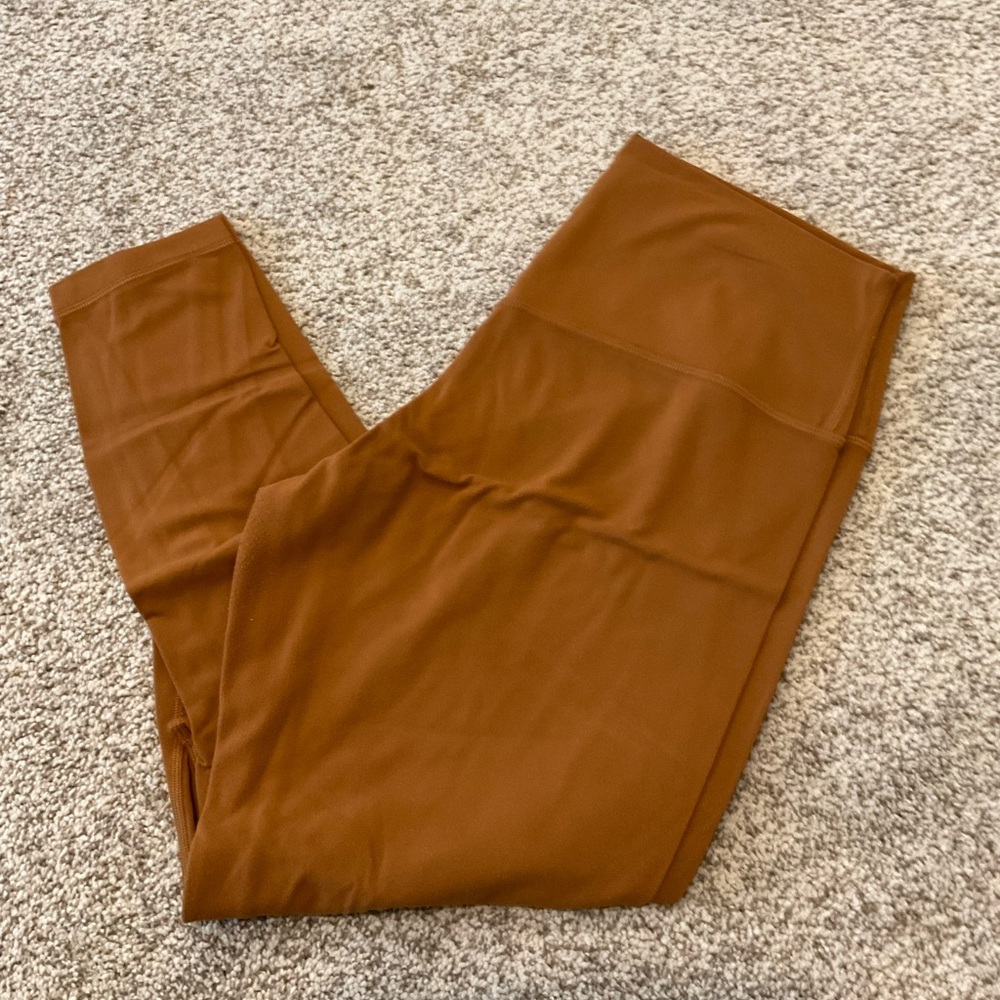 Brown/rust color lululemon align Leggings